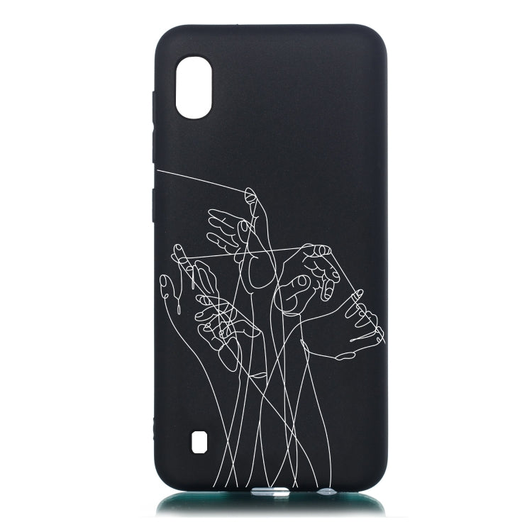 Five Hands Painted Pattern Soft TPU Case for Galaxy A10