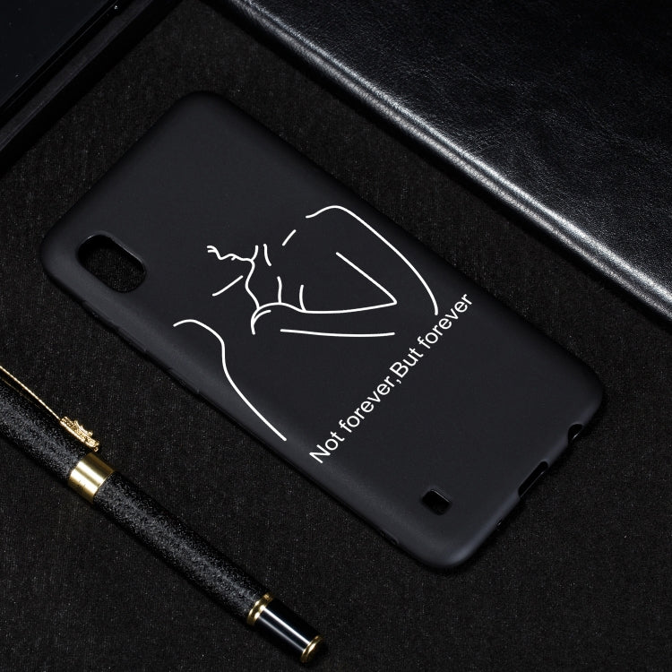 Distance Painted Pattern Soft TPU Case for Galaxy A10