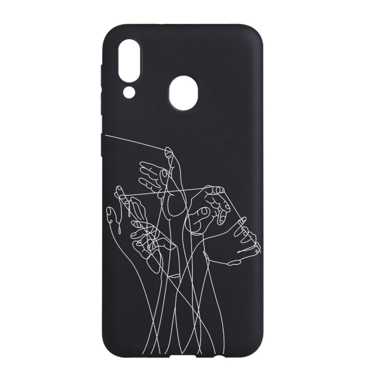 Five Hands Painted Pattern Soft TPU Case for Galaxy A30