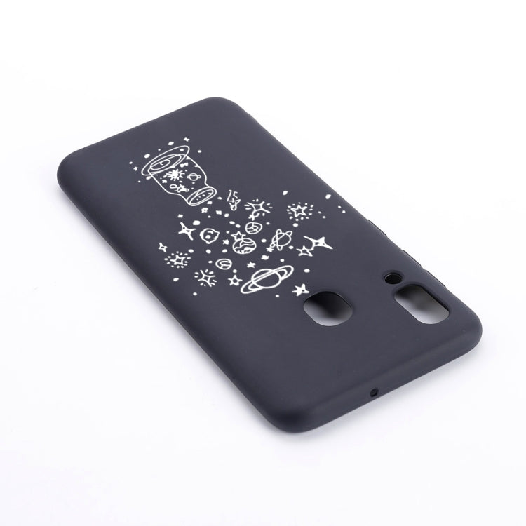 Wishing Bottle Painted Pattern Soft TPU Case for Galaxy A30