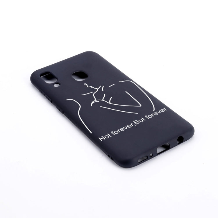 Distance Painted Pattern Soft TPU Case for Galaxy A30