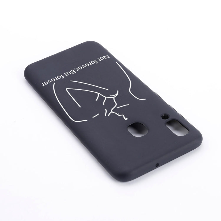 Distance Painted Pattern Soft TPU Case for Galaxy A30
