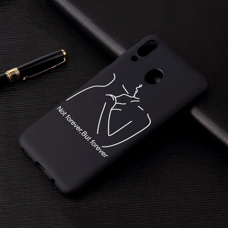 Distance Painted Pattern Soft TPU Case for Galaxy A40