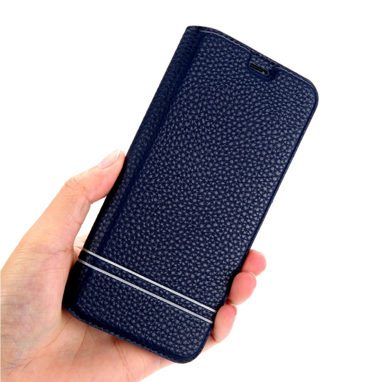 For Galaxy S8 Litchi Texture Horizontal Flip Leather Case with Holder & Card Slots