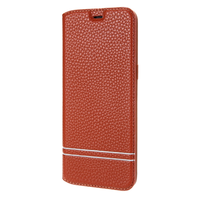 For Galaxy S8 Litchi Texture Horizontal Flip Leather Case with Holder & Card Slots