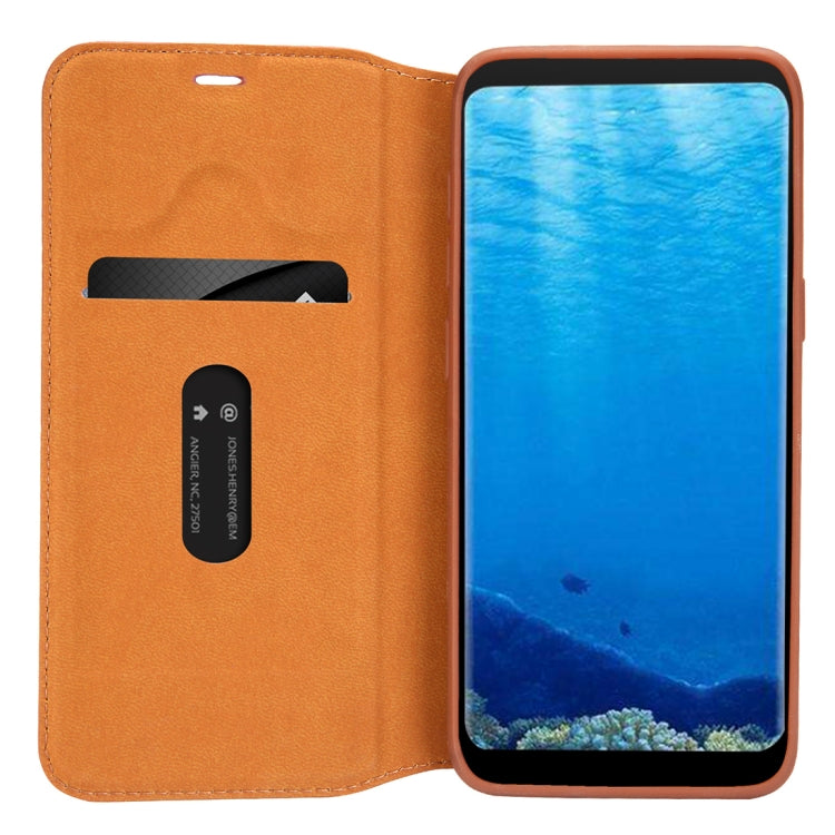 For Galaxy S8 Litchi Texture Horizontal Flip Leather Case with Holder & Card Slots