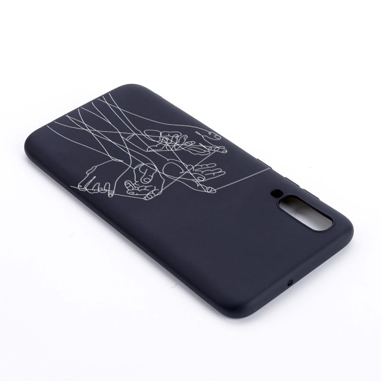 Five Hands Painted Pattern Soft TPU Case for Galaxy A70