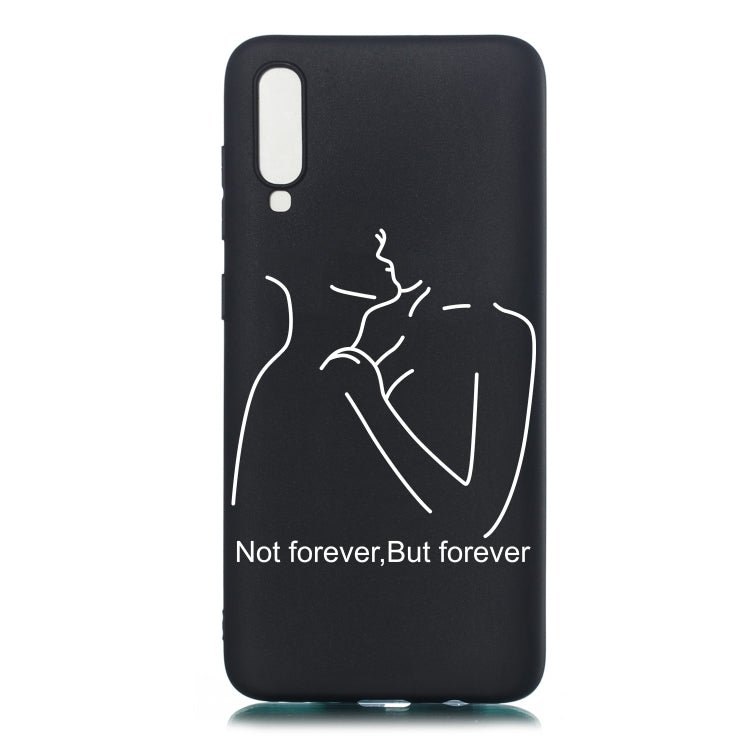 Distance Painted Pattern Soft TPU Case for Galaxy A70