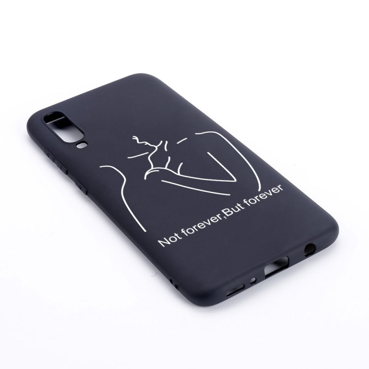 Distance Painted Pattern Soft TPU Case for Galaxy A70