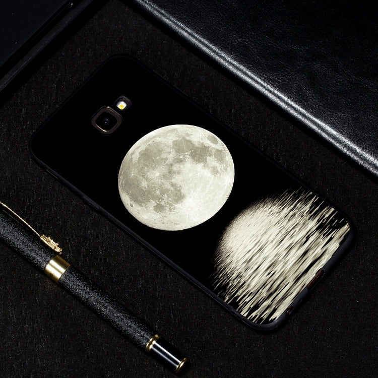 Moon Painted Pattern Soft TPU Case for Galaxy J4+