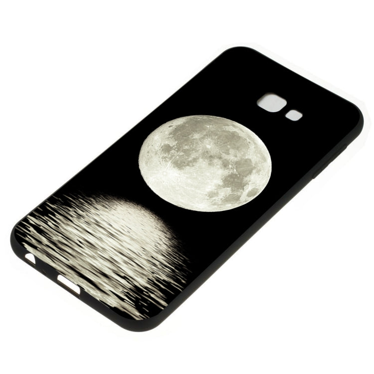 Moon Painted Pattern Soft TPU Case for Galaxy J4+