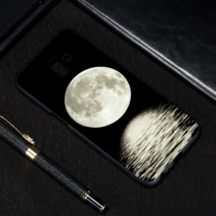 Moon Painted Pattern Soft TPU Case for Galaxy J6+