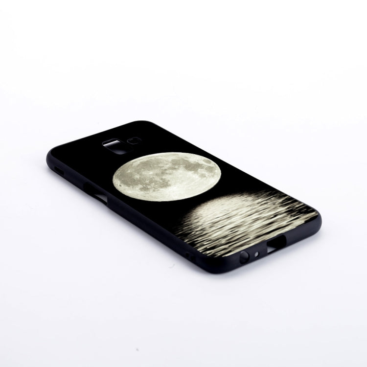 Moon Painted Pattern Soft TPU Case for Galaxy J6+