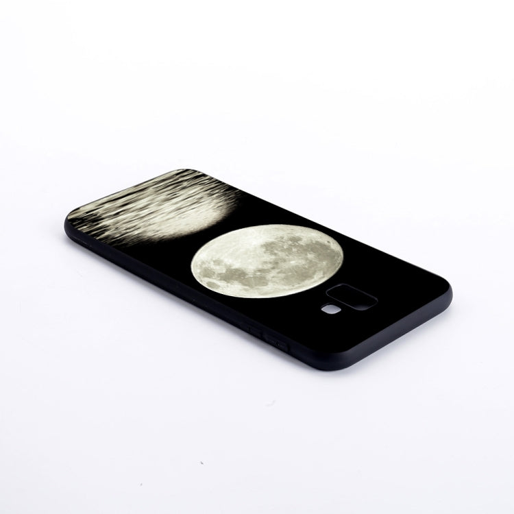 Moon Painted Pattern Soft TPU Case for Galaxy J6+