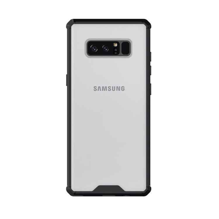 For Galaxy Note 8 Shockproof Acrylic + TPU Transparent Armor Protective Back Cover Case