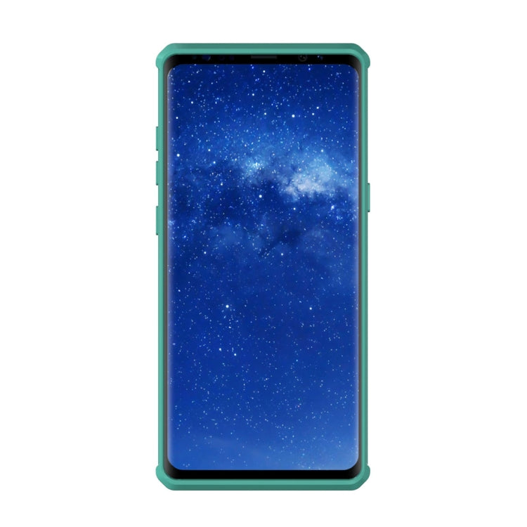 For Galaxy Note 8 Shockproof Acrylic + TPU Transparent Armor Protective Back Cover Case