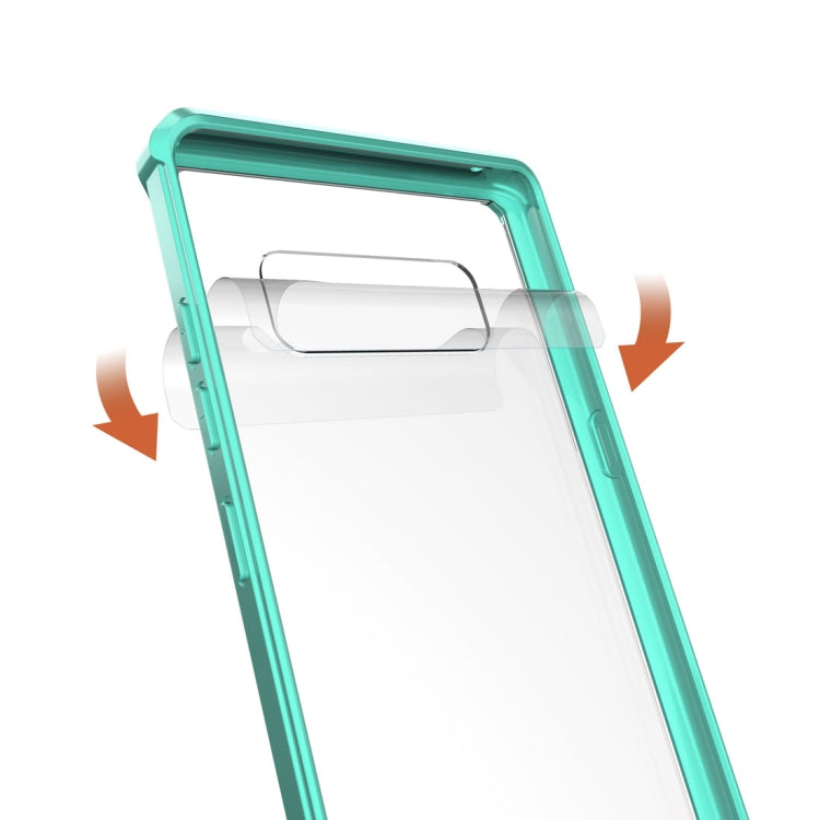 For Galaxy Note 8 Shockproof Acrylic + TPU Transparent Armor Protective Back Cover Case