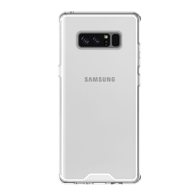 For Galaxy Note 8 Shockproof Acrylic + TPU Transparent Armor Protective Back Cover Case