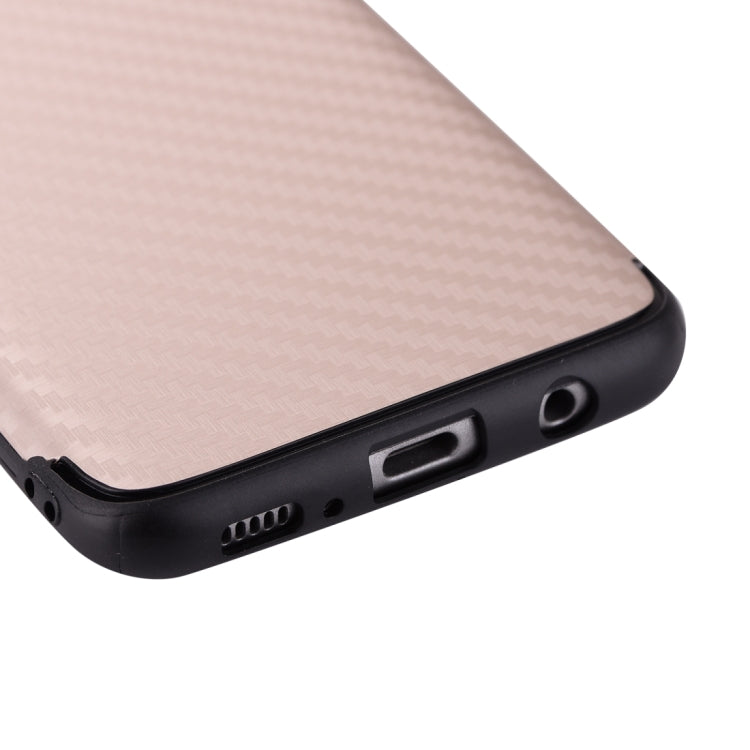 For Galaxy S8+ / G955 Knit Texture TPU Dropproof Protective Back Cover Case(Gold)