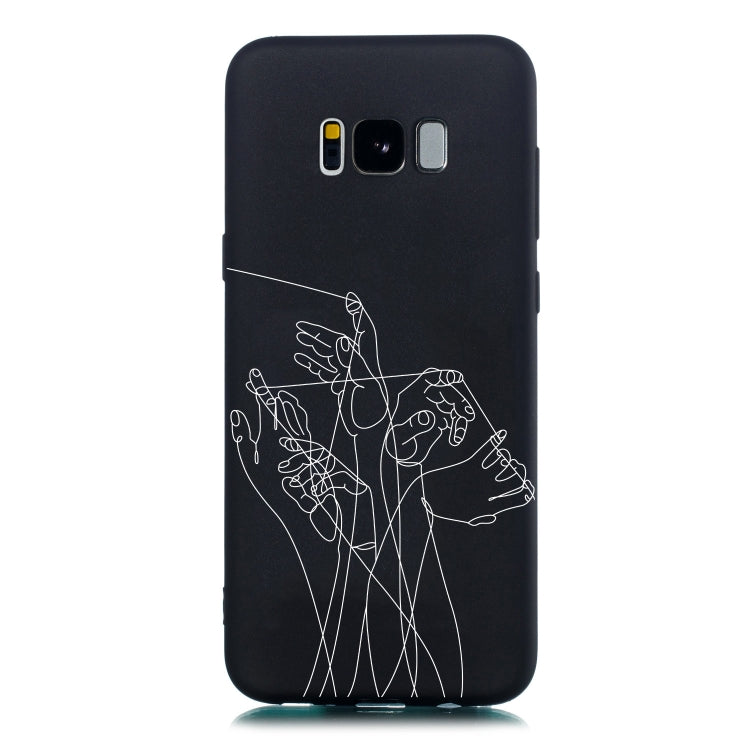 Five Hands Painted Pattern Soft TPU Case for Galaxy S8