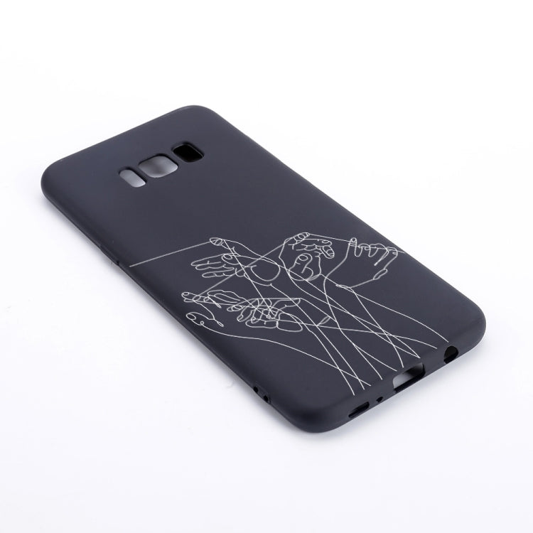 Five Hands Painted Pattern Soft TPU Case for Galaxy S8