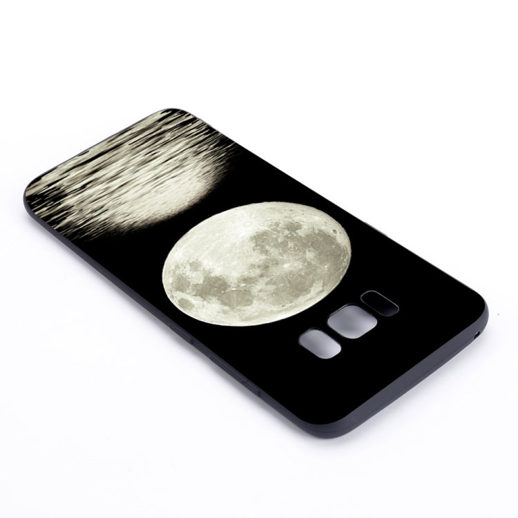 Moon Painted Pattern Soft TPU Case for Galaxy S8+