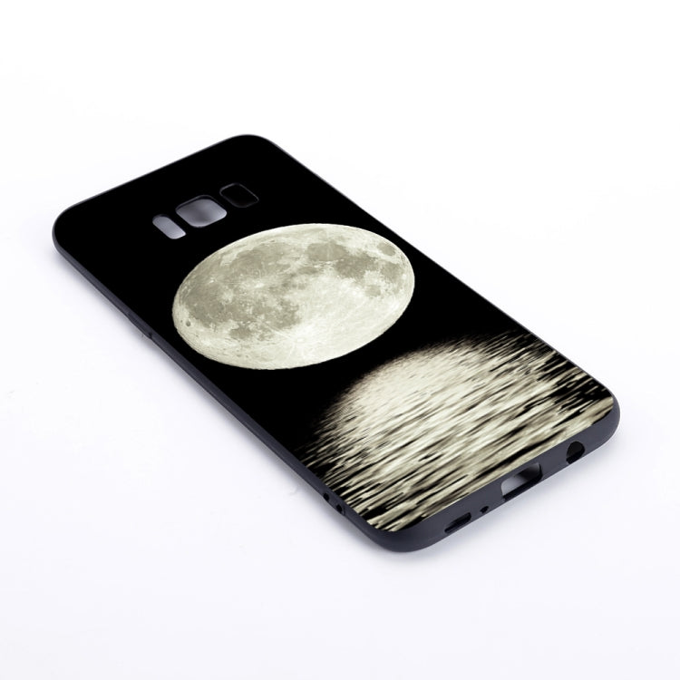 Moon Painted Pattern Soft TPU Case for Galaxy S8+