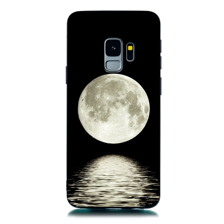 Moon Painted Pattern Soft TPU Case for Galaxy S9
