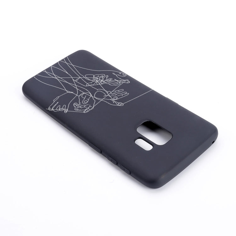 Five Hands Painted Pattern Soft TPU Case for Galaxy S9
