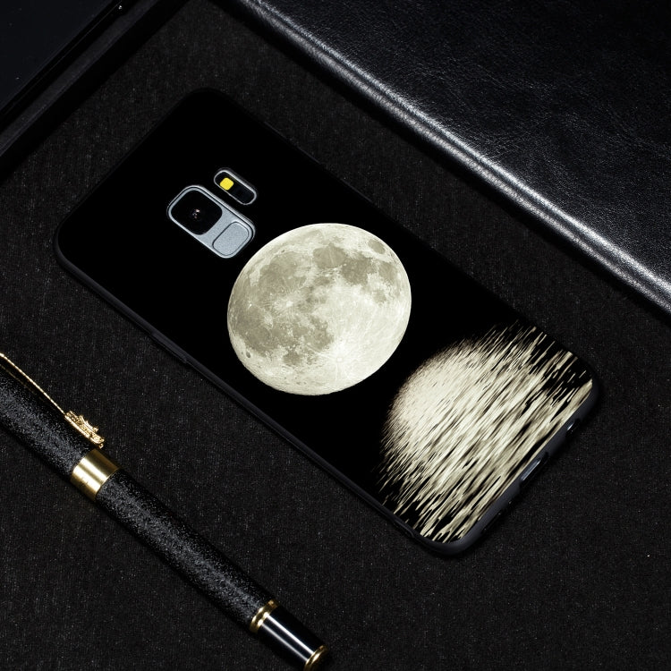 Moon Painted Pattern Soft TPU Case for Galaxy S9+