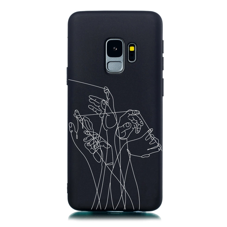 Five Hands Painted Pattern Soft TPU Case for Galaxy S9+