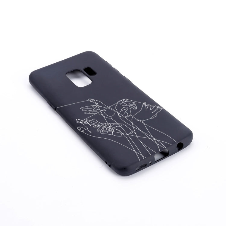 Five Hands Painted Pattern Soft TPU Case for Galaxy S9+