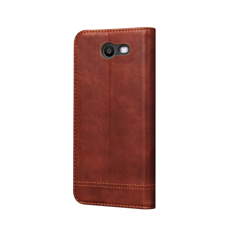 For Galaxy J5 (2017) (US Version) Retro Crazy Horse Texture Horizontal Flip Leather Case with Holder & Card Slots & Wallet