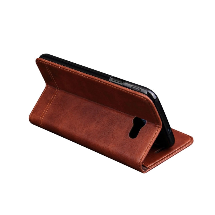 For Galaxy J5 (2017) (US Version) Retro Crazy Horse Texture Horizontal Flip Leather Case with Holder & Card Slots & Wallet