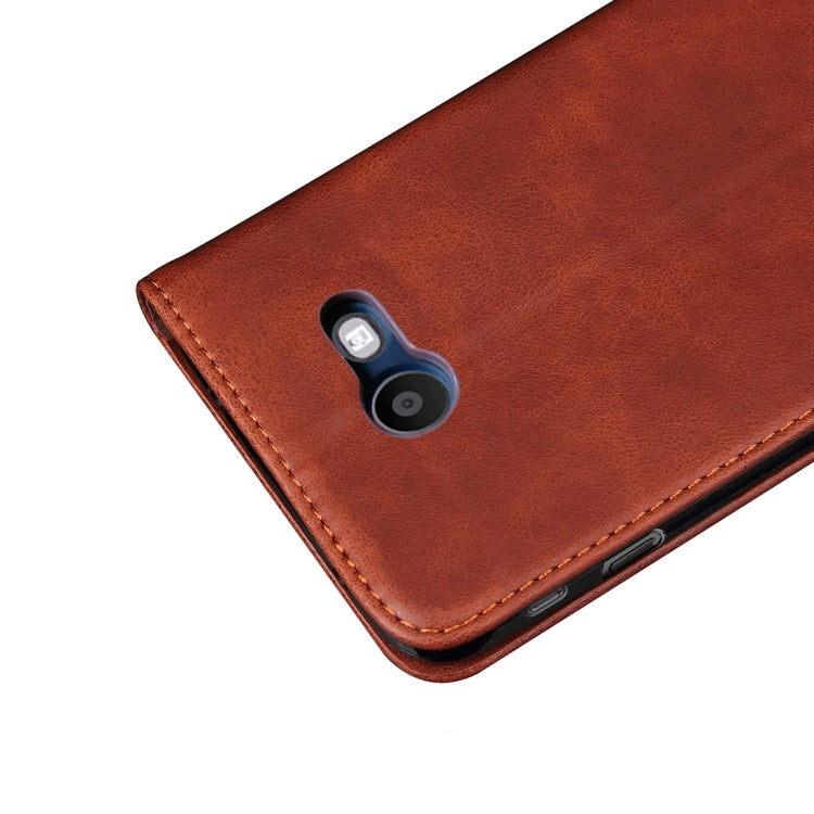 For Galaxy J7 (2017) (US Version) Retro Crazy Horse Texture Horizontal Flip Leather Case with Holder & Card Slots & Wallet