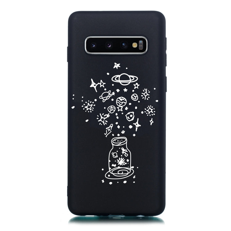 Wishing Bottle Painted Pattern Soft TPU Case for Galaxy S10
