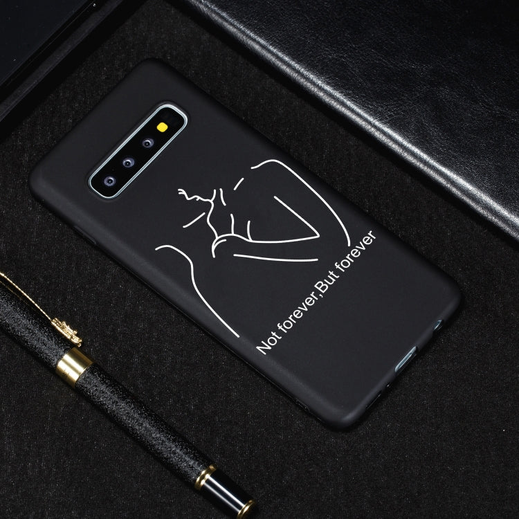 Distance Painted Pattern Soft TPU Case for Galaxy S10