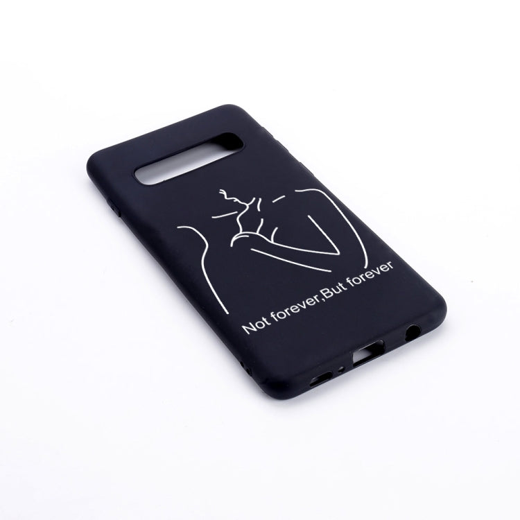 Distance Painted Pattern Soft TPU Case for Galaxy S10