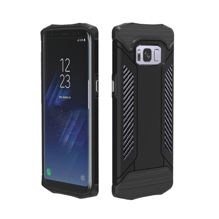 For Galaxy S8 TPU + PC Steel Armor Combination Case
