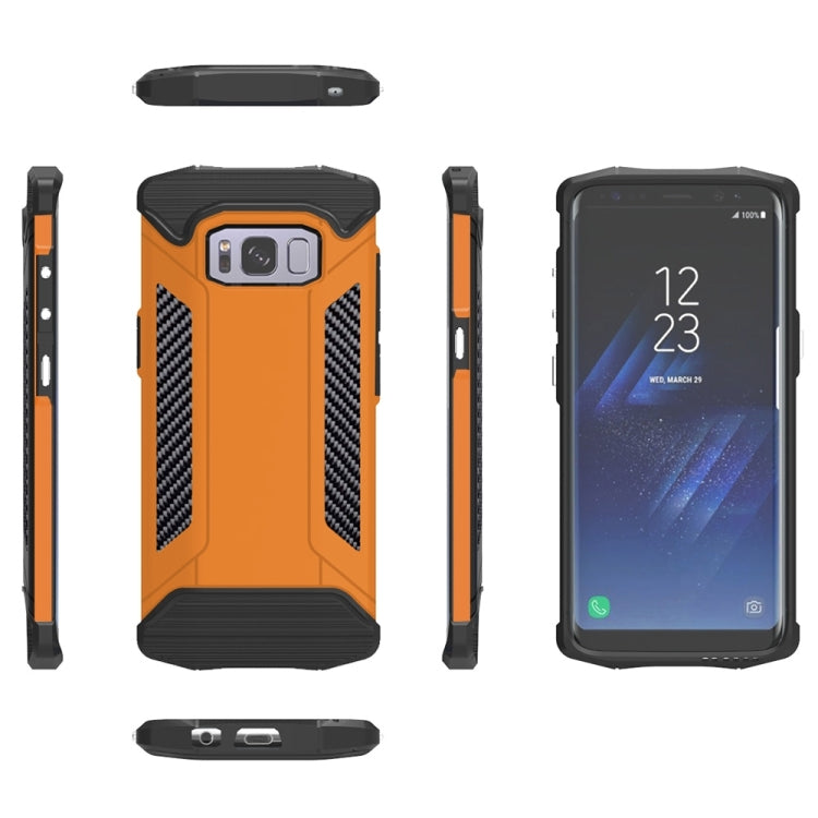 For Galaxy S8 TPU + PC Steel Armor Combination Case