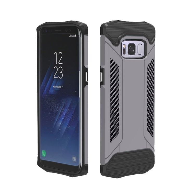 For Galaxy S8 TPU + PC Steel Armor Combination Case