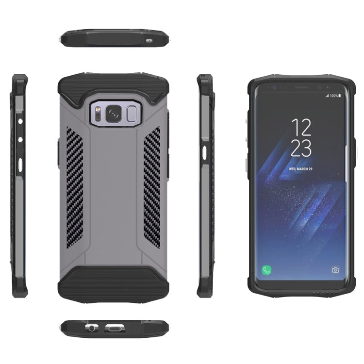 For Galaxy S8 TPU + PC Steel Armor Combination Case
