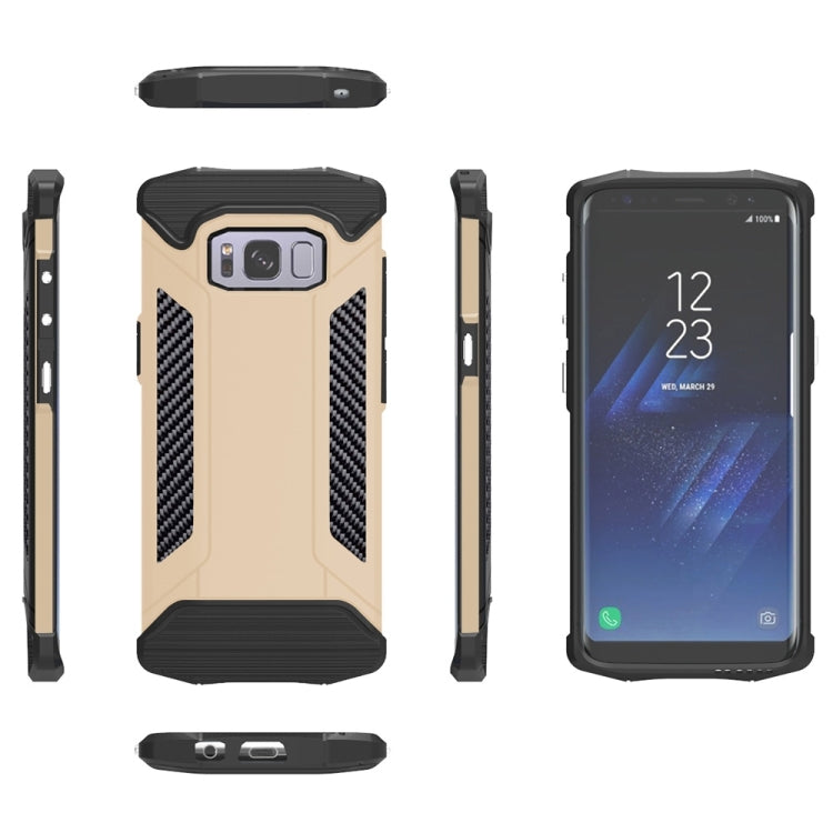For Galaxy S8 TPU + PC Steel Armor Combination Case