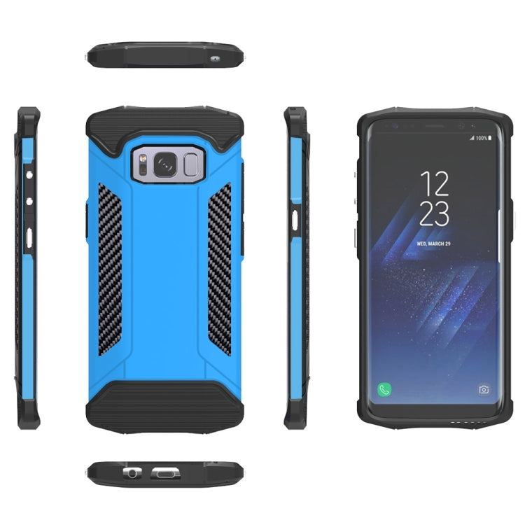 For Galaxy S8 TPU + PC Steel Armor Combination Case