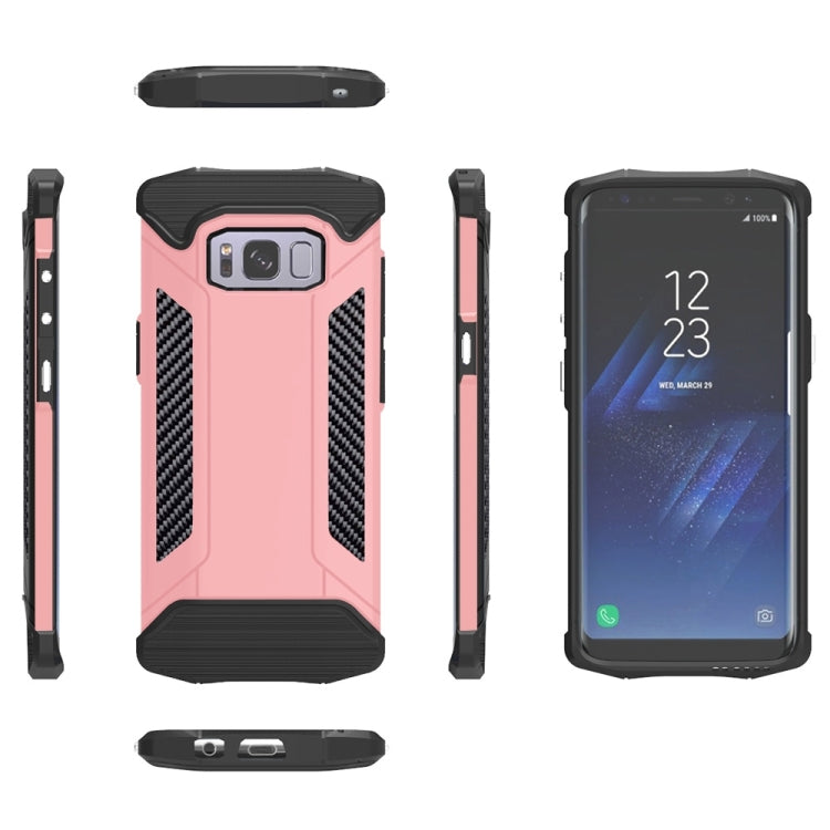 For Galaxy S8 TPU + PC Steel Armor Combination Case