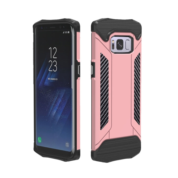 For Galaxy S8 TPU + PC Steel Armor Combination Case