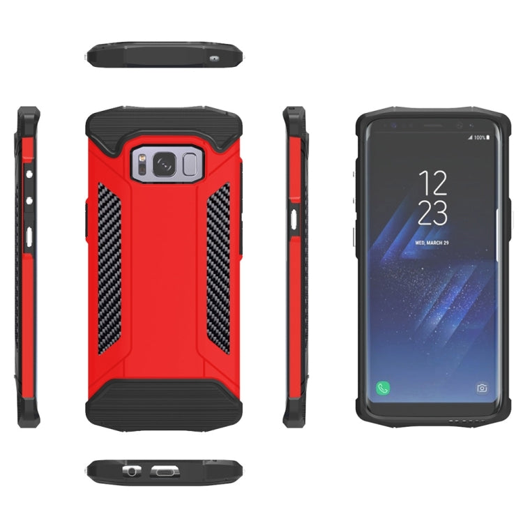 For Galaxy S8 TPU + PC Steel Armor Combination Case