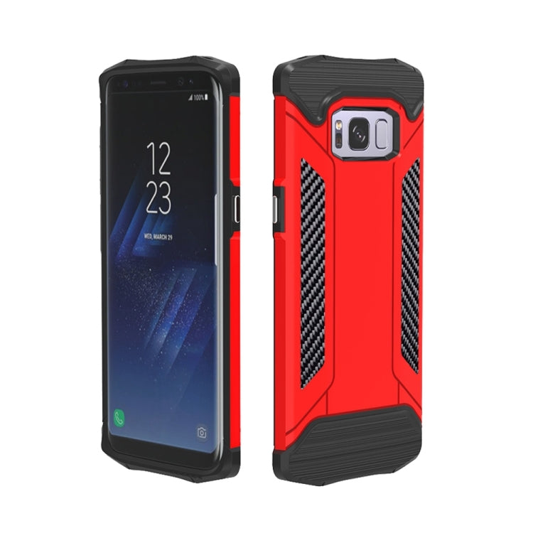 For Galaxy S8 TPU + PC Steel Armor Combination Case