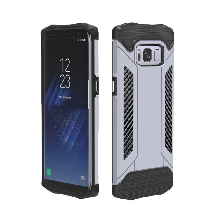 For Galaxy S8 TPU + PC Steel Armor Combination Case