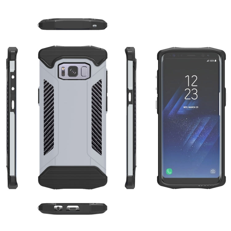 For Galaxy S8 TPU + PC Steel Armor Combination Case